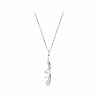 Collier en argent et oxyde de zirconium