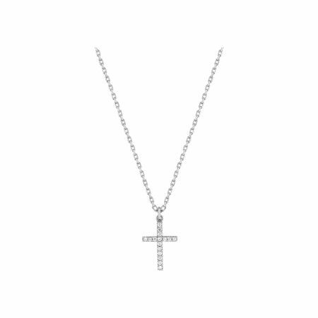 Collier en argent et oxydes de zirconium