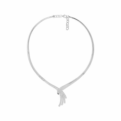 Collier en argent et oxyde de zirconium