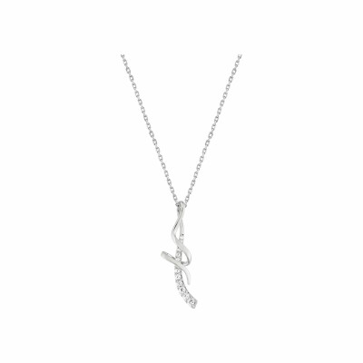 Collier en argent et oxyde de zirconium