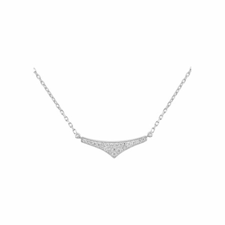 Collier en argent et oxydes de zirconium