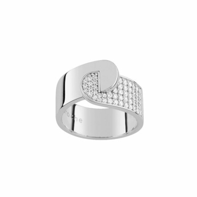 Bague Guy Laroche en argent et oxydes de zirconium