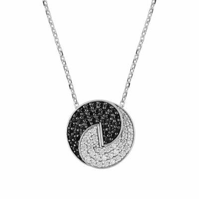 Collier Guy Laroche en argent et oxydes de zirconium