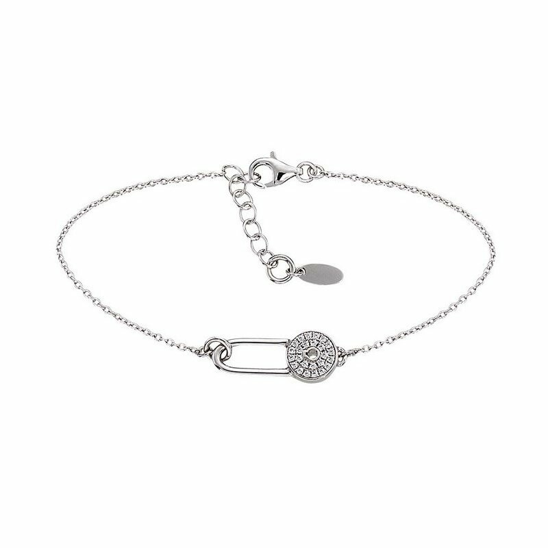 Bracelet Jourdan Bijoux Lucky en argent et oxyde de zirconium