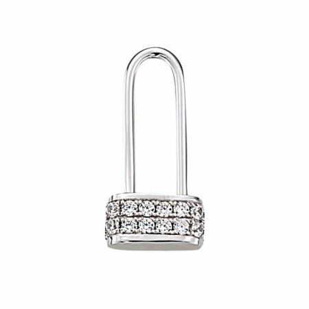 Charm Jourdan Bijoux Lucky en argent et oxyde de zirconium