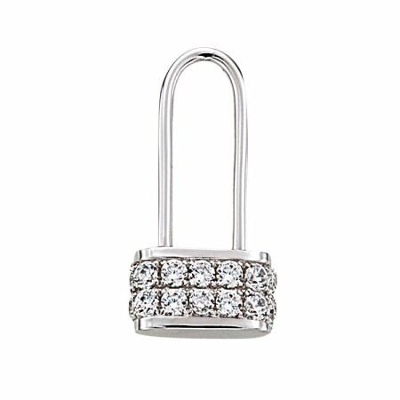 Charm Jourdan Bijoux Lucky en argent et oxydes de zirconium