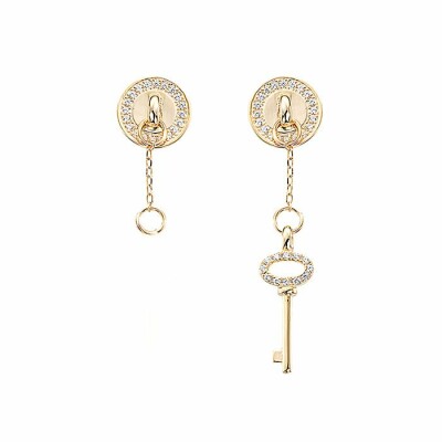 Boucles d'oreilles Jourdan Bijoux Lucky en argent et oxydes de zirconium