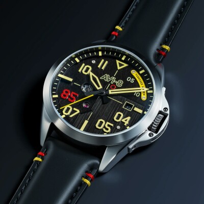 Montre AVI-8 Flyboy Tuskegee Airmen 85ème Anniversaire Automatique Édition Limitée AV-4148-01