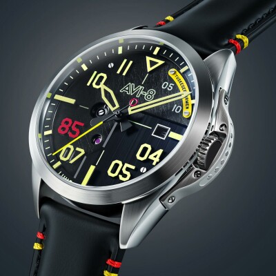 Montre AVI-8 Flyboy Tuskegee Airmen 85ème Anniversaire Automatique Édition Limitée AV-4148-01