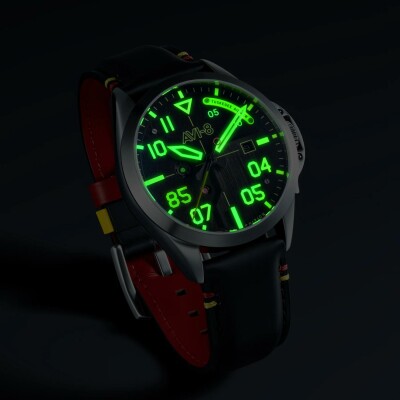 Montre AVI-8 Flyboy Tuskegee Airmen 85ème Anniversaire Automatique Édition Limitée AV-4148-01