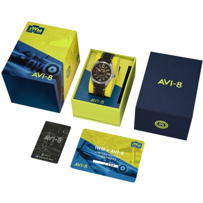 Montre AVI-8 Spitfire N3200 Imperial War Museums Automatique 24H Édition Limitée AV-4149-01