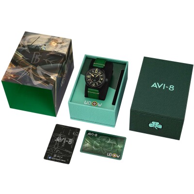 Montre AVI-8 Spitfire Smith Automatique 24H Paddy Édition Limitée AV-4154-01