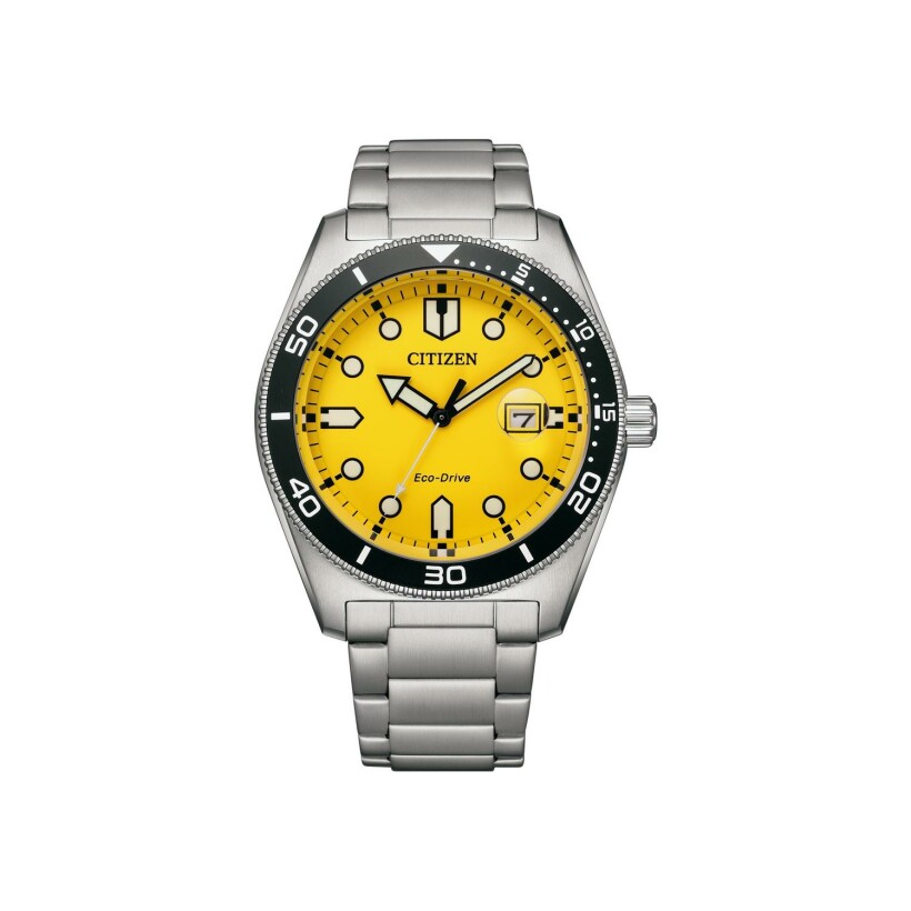 Citizen Core Yellow Collection watch