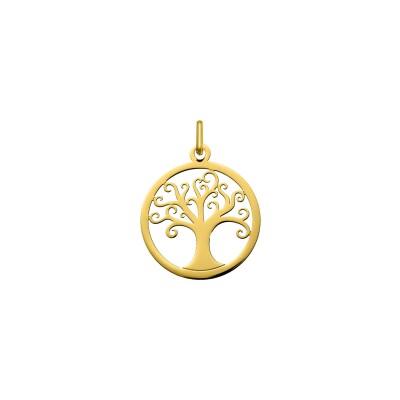 Pendentif arbre de vie en or jaune