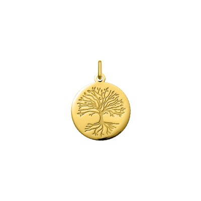 Pendentif arbre de vie en or jaune