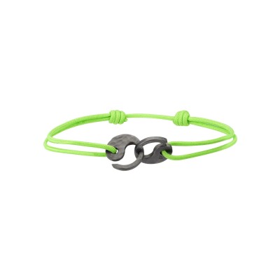 Bracelet sur cordon L'Atelier du Tantale Yin en tantale