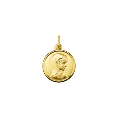 Médaille Vierge en or jaune