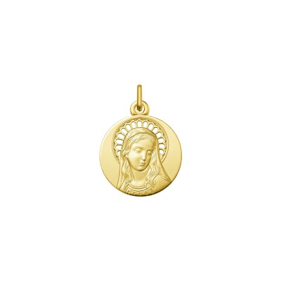 Médaille Vierge en or jaune