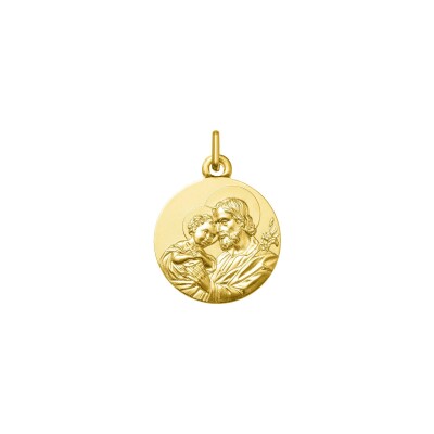 Médaille Saint-Joseph en or jaune