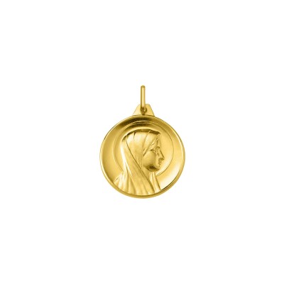 Médaille Vierge en or jaune