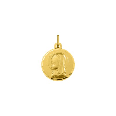 Médaille Vierge en or jaune