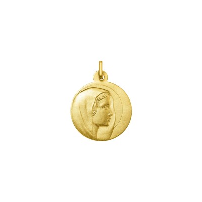 Médaille Vierge en or jaune