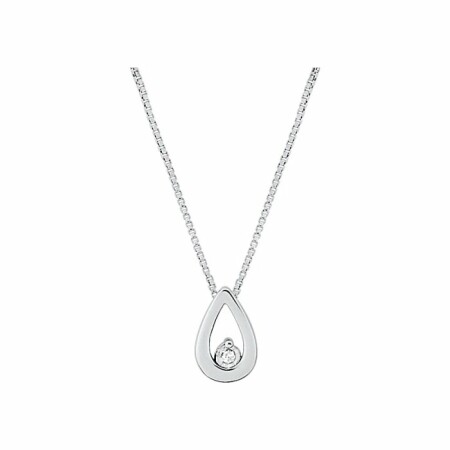 Collier en argent et oxyde de zirconium