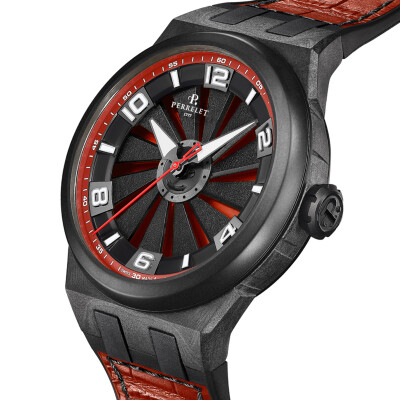 Montre Perrelet Turbine Carbon Red A4065/6
