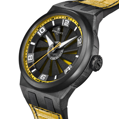 Montre Perrelet Turbine Carbon Yellow A4065/7