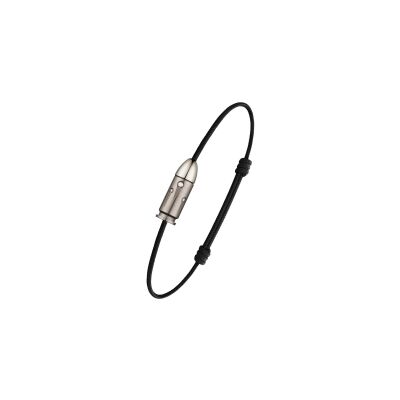 Bracelet cordon Akillis Bang Bang en titane et diamants
