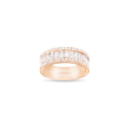 Alliance Raynal Hera en or rose et diamants