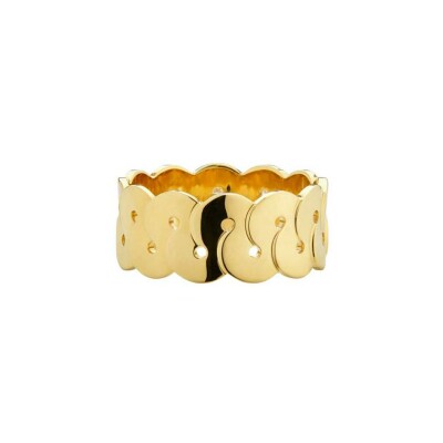 Bague Arthus Bertrand Enlacé en or jaune et diamant 0.09ct, taille 56