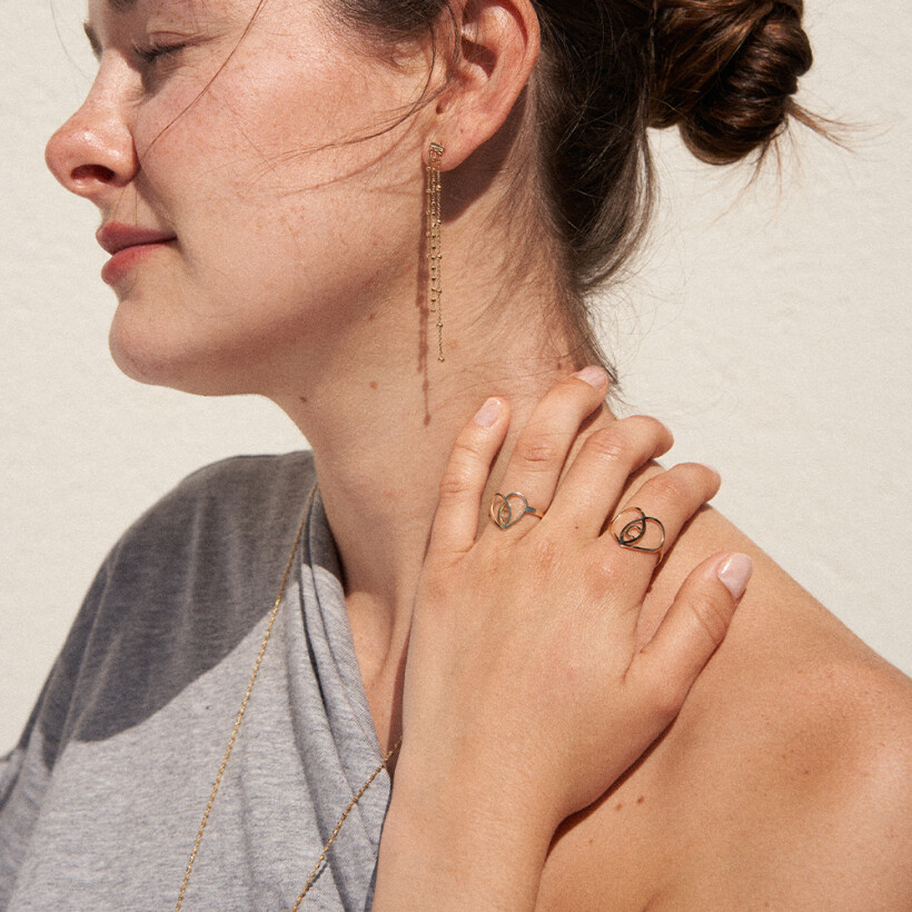 Bague Charlet Cœur à Cœur PM en or jaune