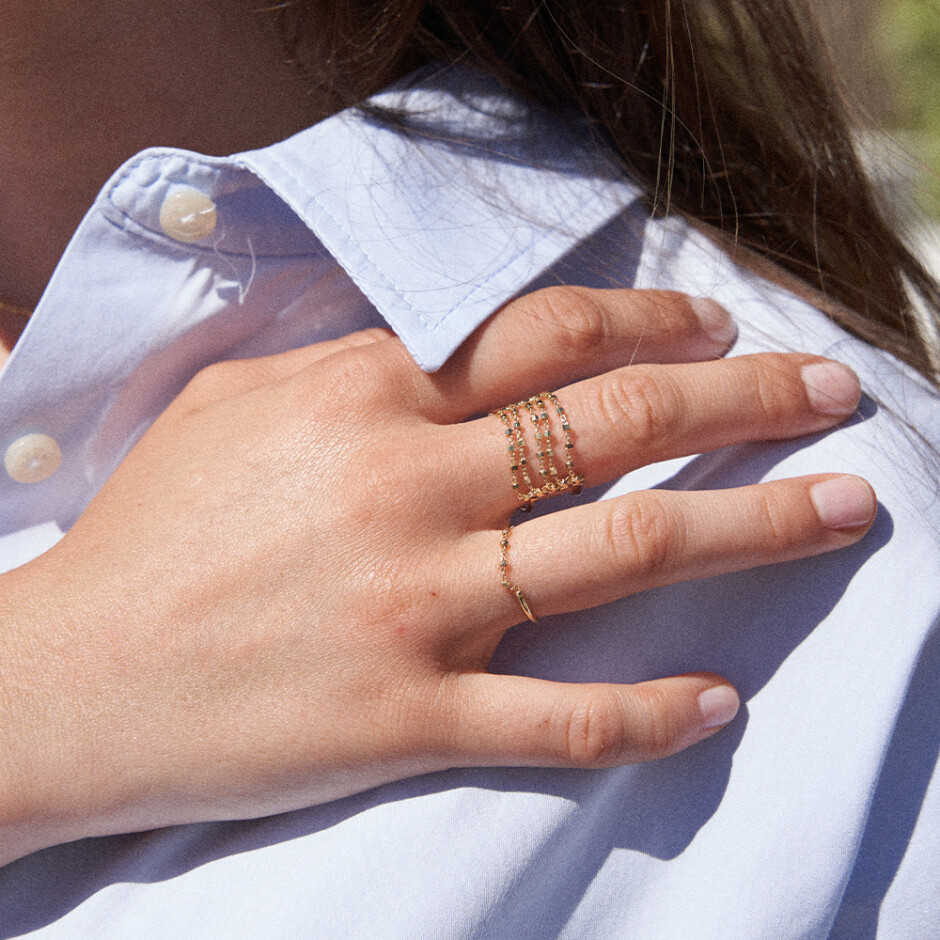 Bague Charlet Diamantée en or jaune