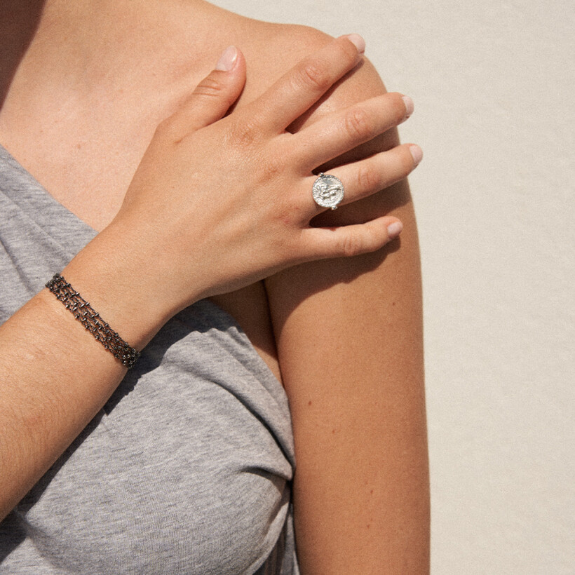 Bague Charlet Massilia Notre Dame de La Garde en argent