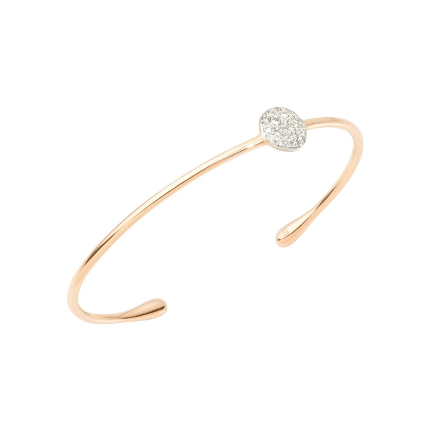 Bracelet Pomellato Sabbia en or rose et diamants