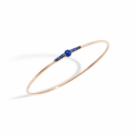 Pomellato M'ama non M'ama bracelet, rose gold, lapis lazuli and blue sapphires