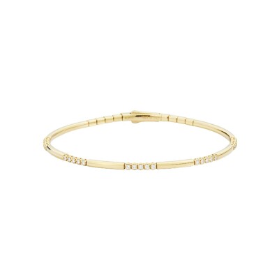 Bracelet Recarlo Anniversary en or jaune et diamant, taille S