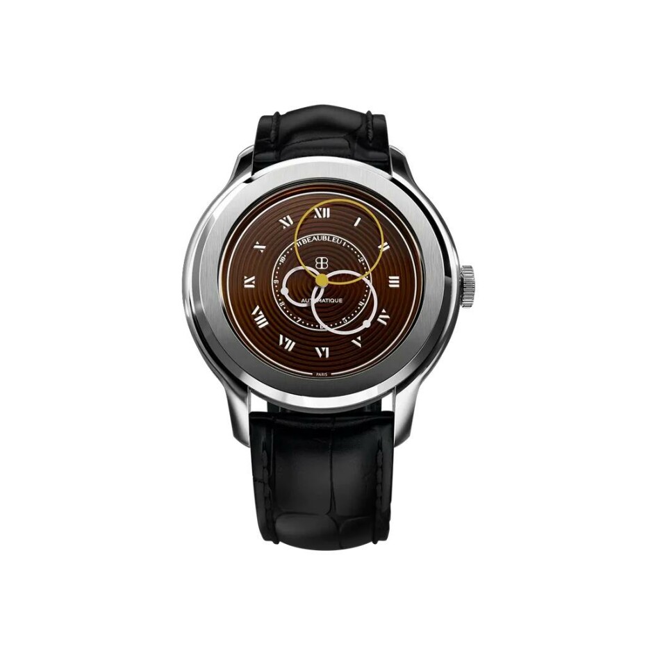 Montre BeauBleu Vitruve Origine Cognac