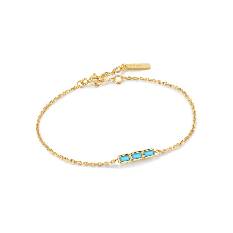 Bracelet Ania Haie Into The Blue en argent et plaqué or