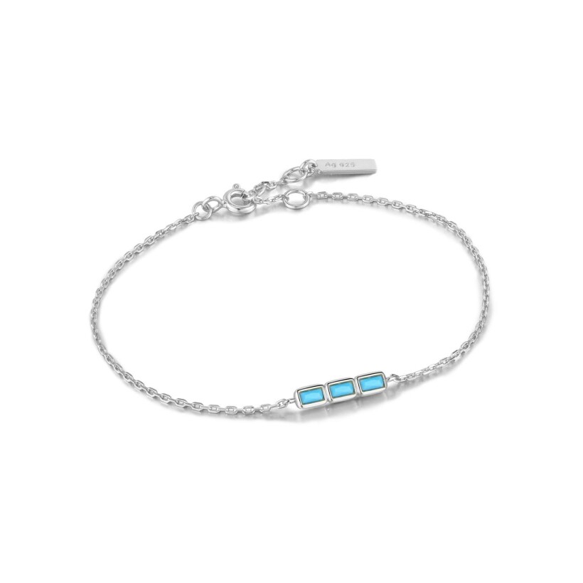 Bracelet Ania Haie Into The Blue en argent et rhodium