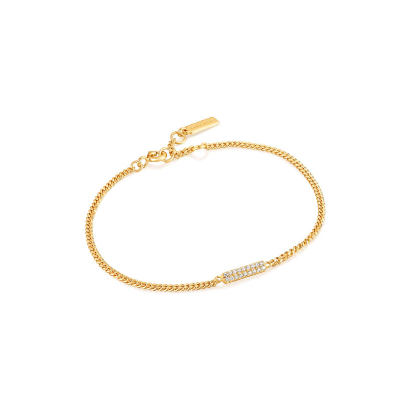 Bracelet Ania Haie Glam Rock en argent et plaqué or