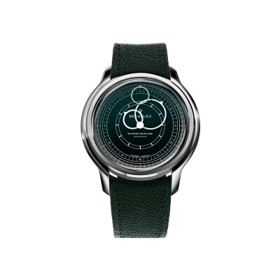 Montre BeauBleu Seconde Française imperial green bracelet vert