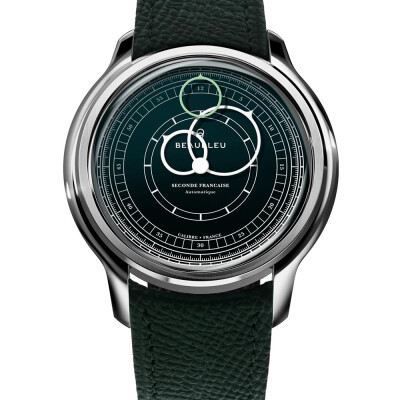 Montre BeauBleu Seconde Française imperial green bracelet vert