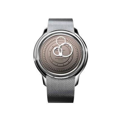 Montre BeauBleu Seconde Française salmon bracelet acier