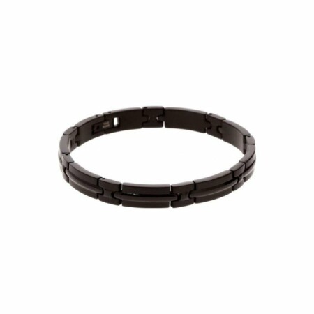 Bracelet Rochet Trinidad en PVD noir 21cm