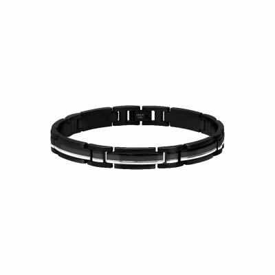 Bracelet Rochet Trinidad en acier et PVD noir