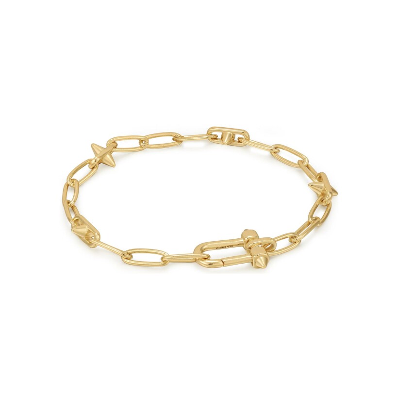Bracelet Ania Haie Pop Charms en argent plaqué or jaune