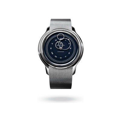 Montre BeauBleu La Pièce N.1 empire blue bracelet acier