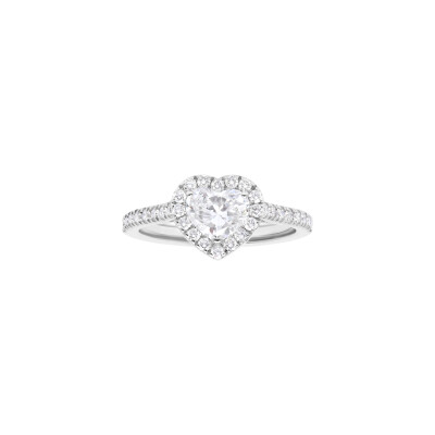 Bague Love en or blanc et diamants